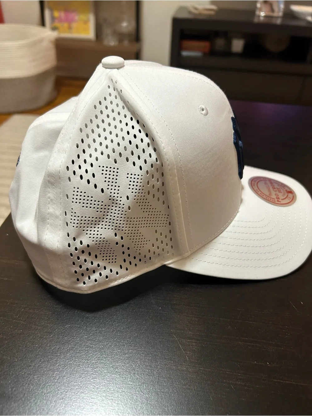 White Baseball Cap with Yankee Logo